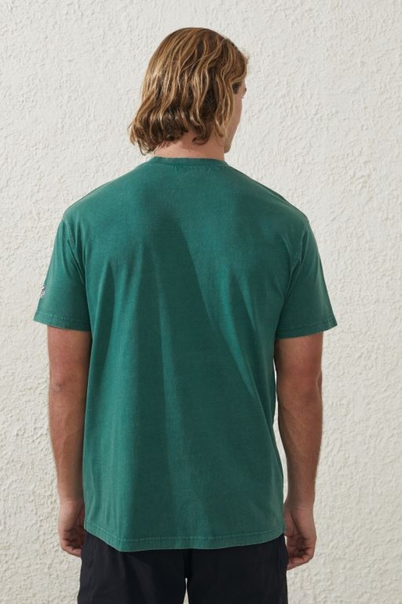 Cotton On Active Nfl Oversized Men's Graphic T-Shirts Green | sruVnNwcZ2A