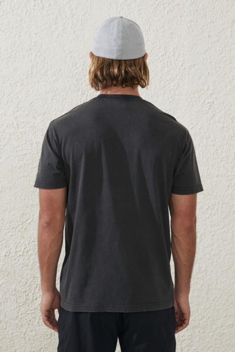Cotton On Active Nfl Oversized Men's Graphic T-Shirts Black | XsmWHEph1hR