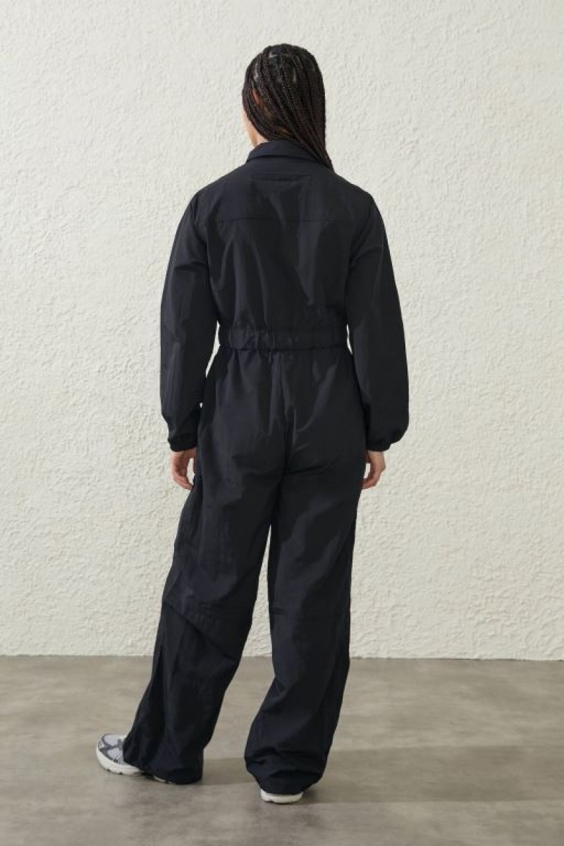 Cotton On Active Utility Coverall Women's Track Pants Black | Beylm8Zm8XM