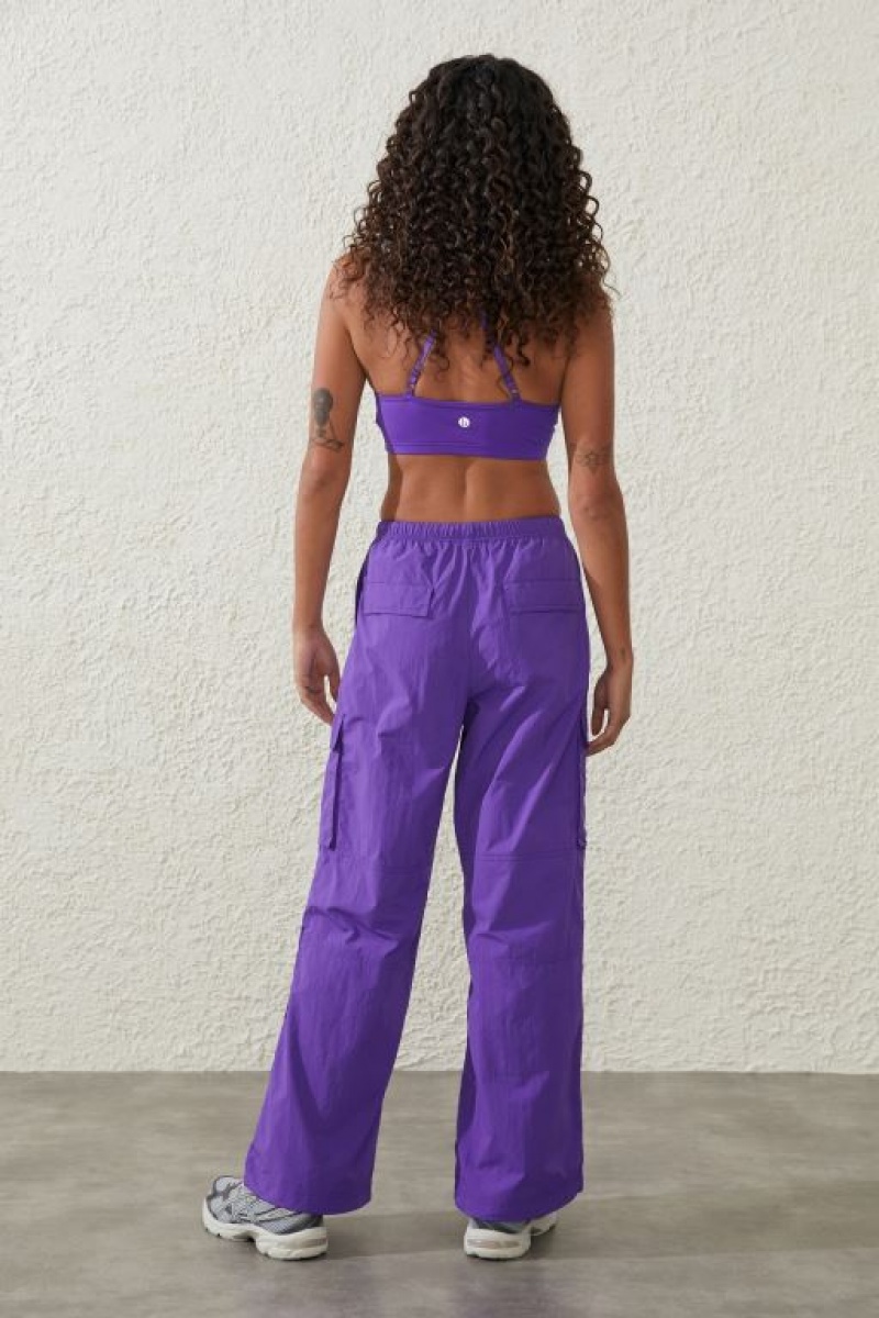 Cotton On Active Utility Women's Track Pants Royal Purple | LFlV2pSJ81d