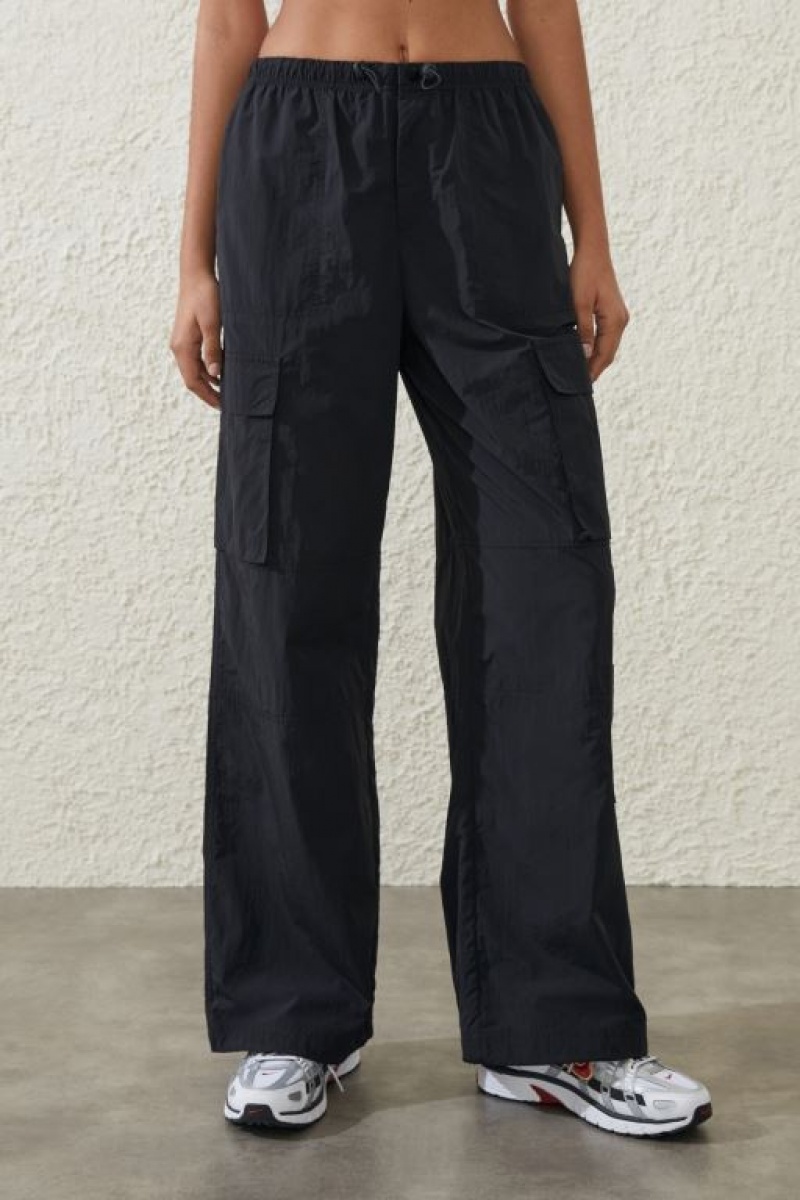 Cotton On Active Utility Women's Track Pants Black | 8qE6yv1YZAP
