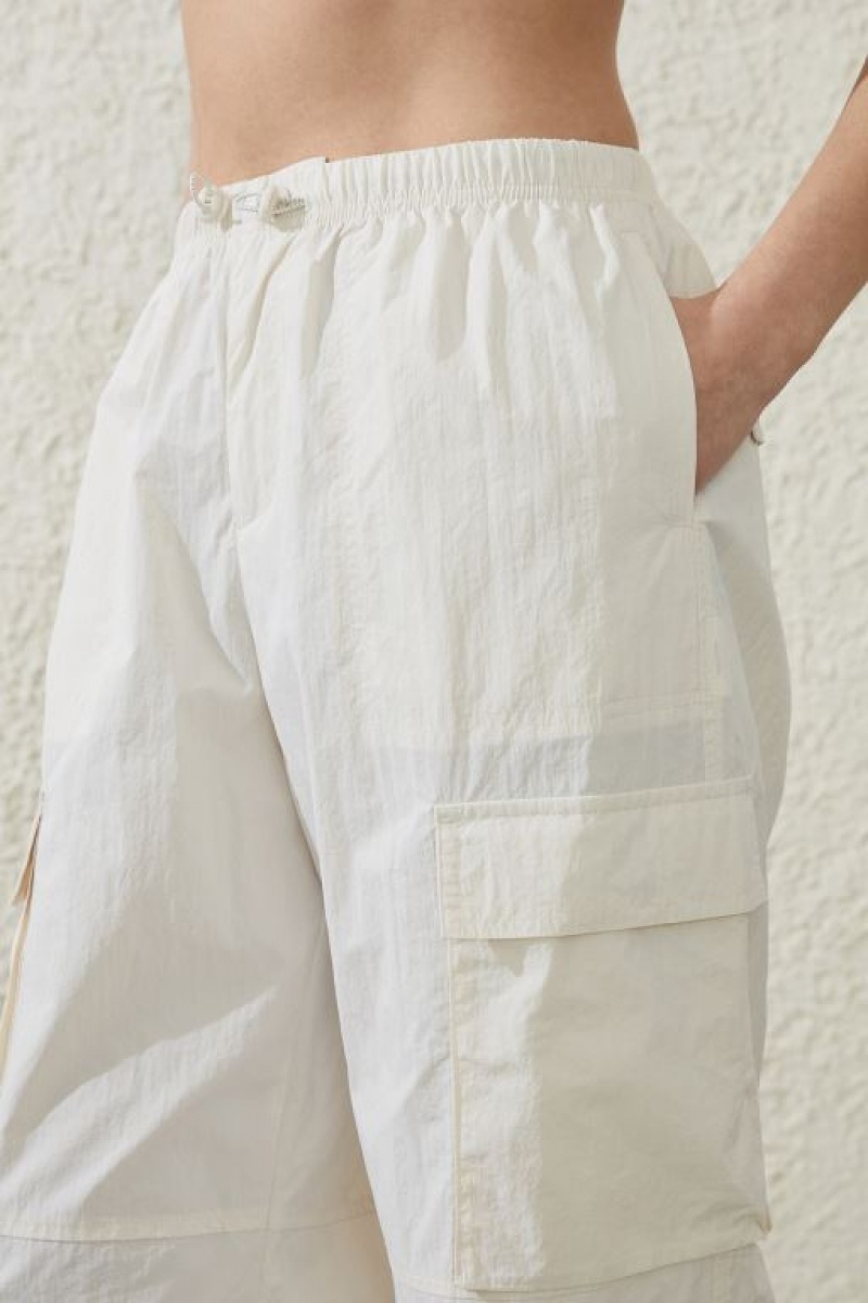 Cotton On Active Utility Women's Track Pants White | 6qdUgOd5owf