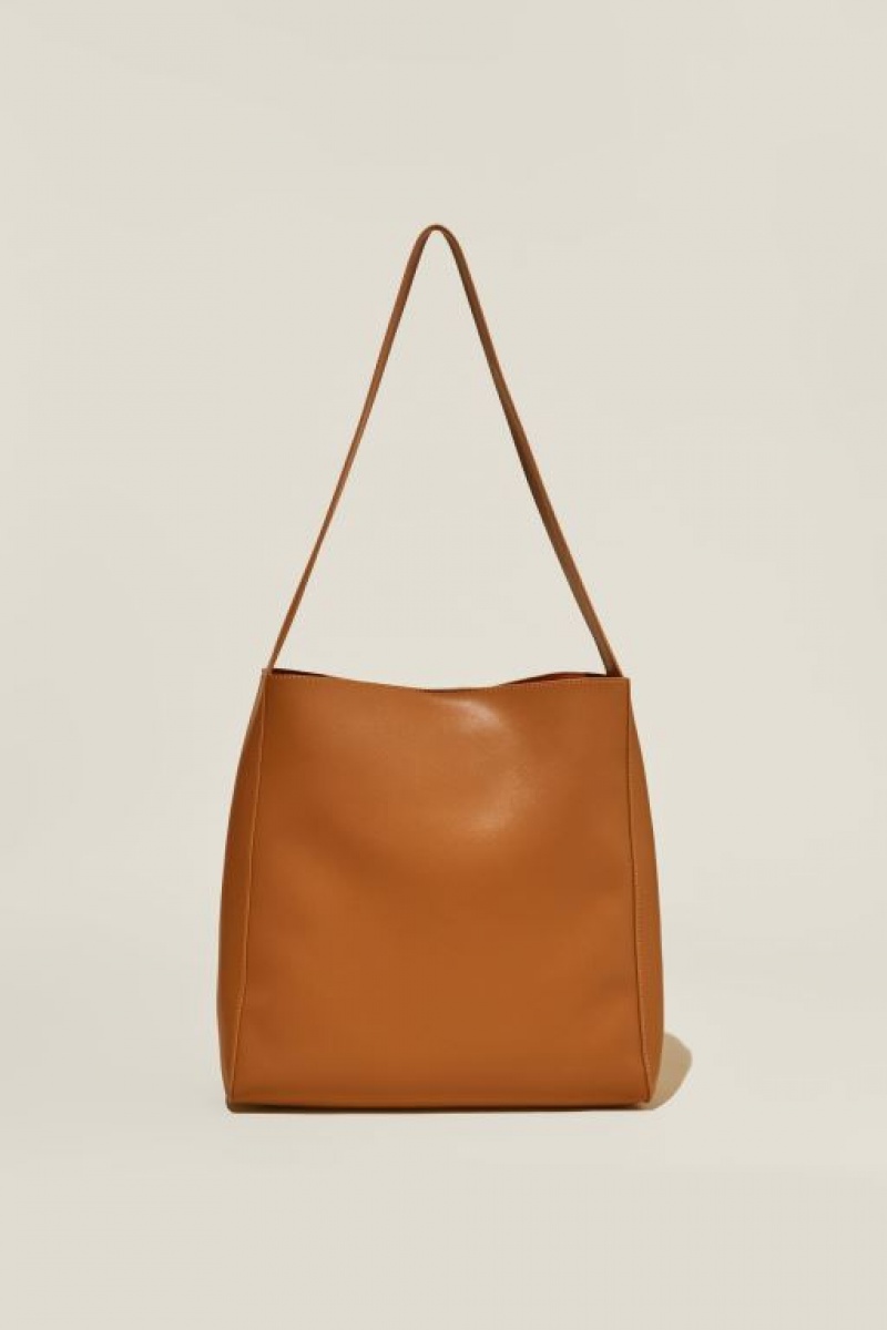 Cotton On Addison Tote Women\'s Bags Brown | DSVYXWGBrWb