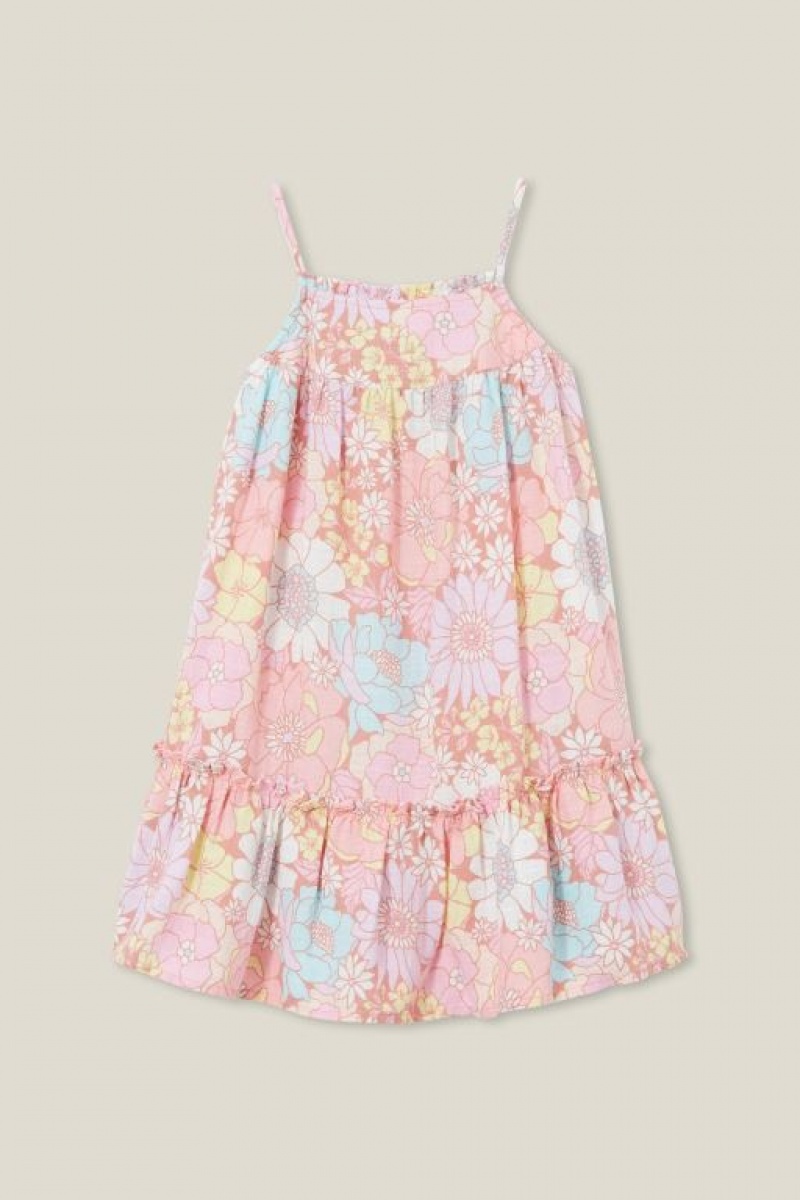 Cotton On Alice Sleeveless Girls\' Dress Clay | bRTtDian88Z
