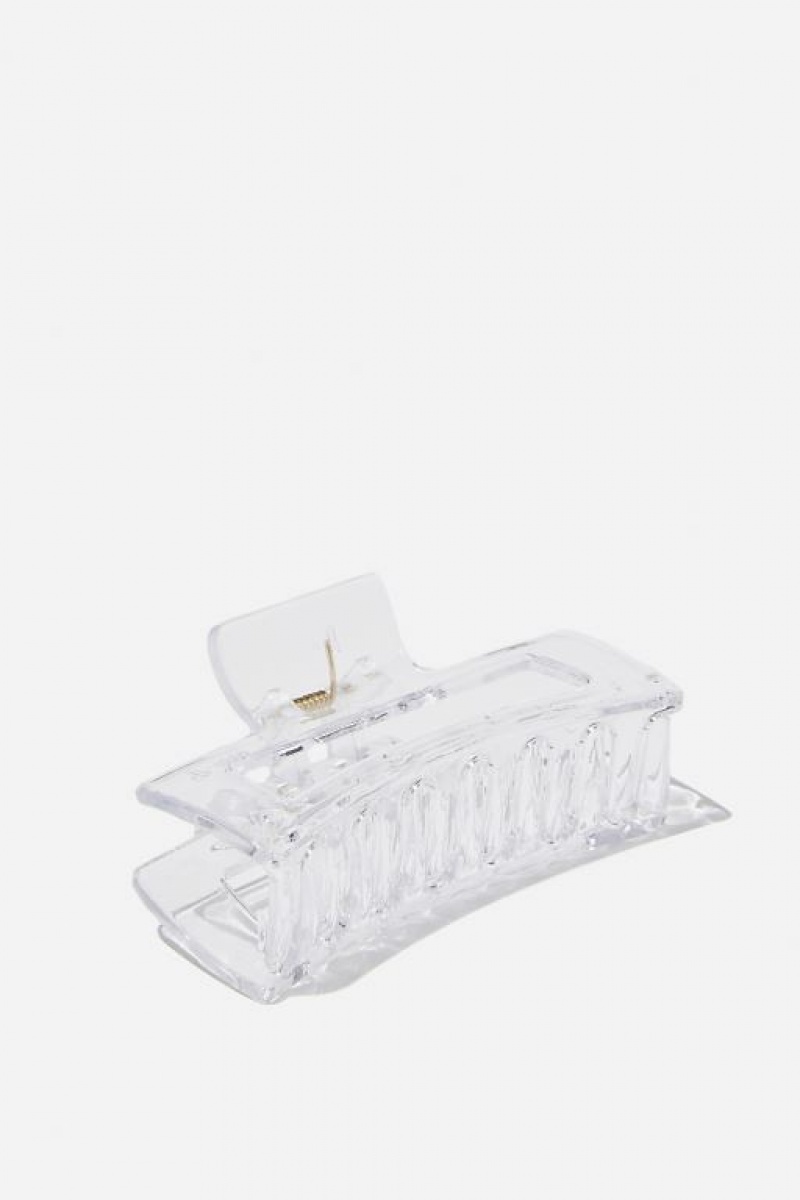 Cotton On Amber Hair Claw Women\'s Hair Accessories Clear | lAmALFhFoa5