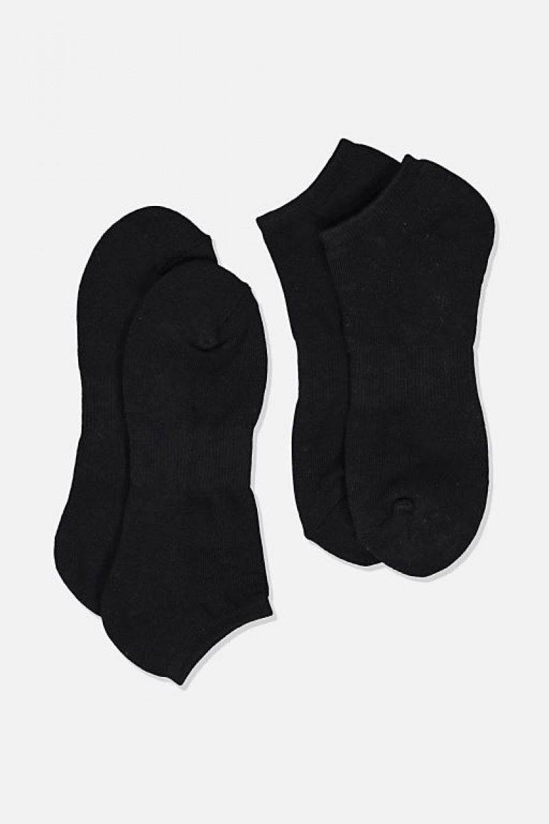 Cotton On Ankle Socks 2 Pack Men\'s Socks Black | i1o8qEA12D3