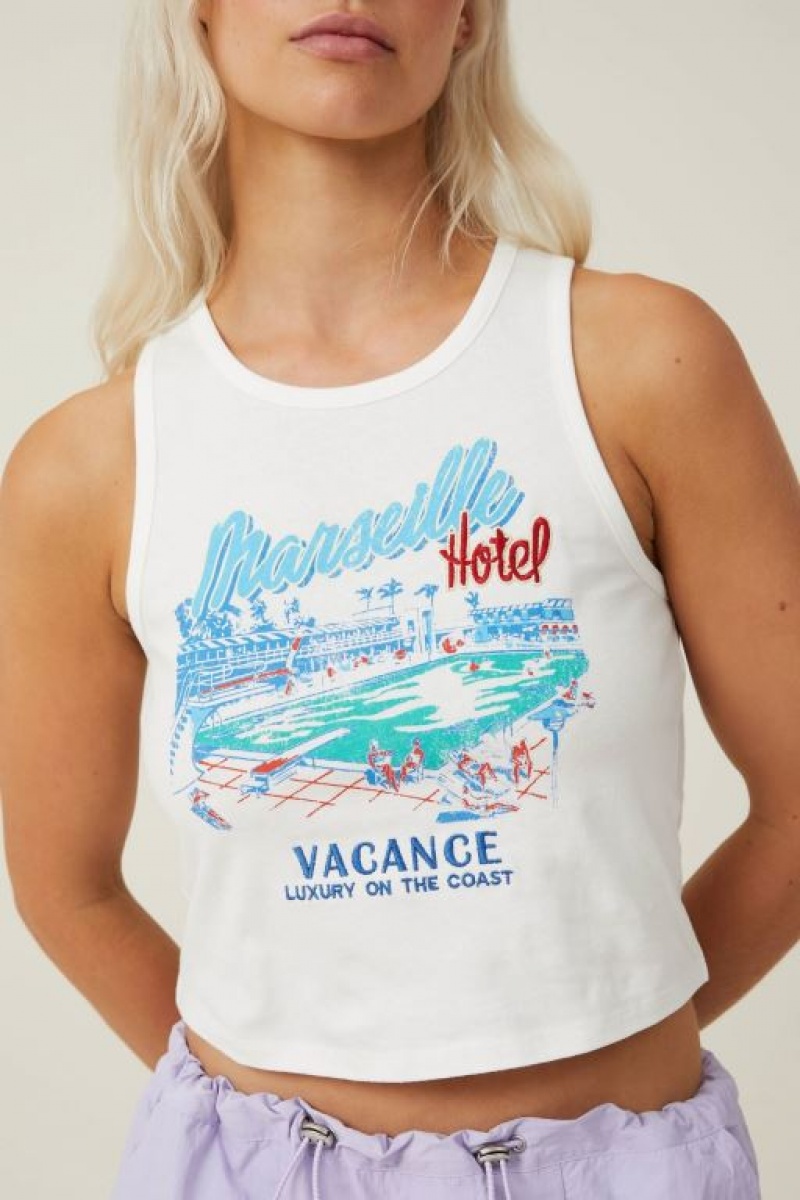 Cotton On Baby Graphic Women's Graphic T-Shirts White | TVnQBKaRGYW