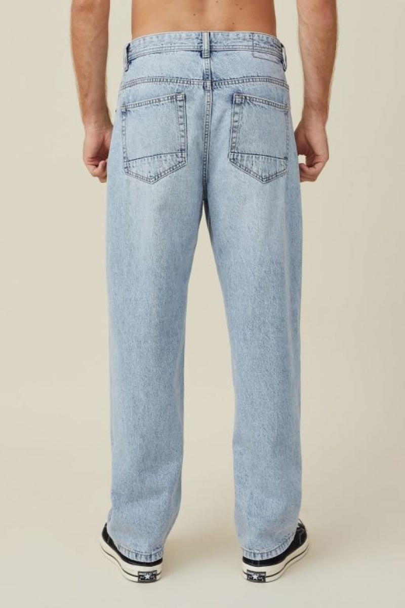 Cotton On Baggy Jean Men's Pants Light Blue | H8f1yQ8vNHF