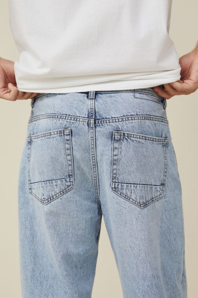 Cotton On Baggy Jean Men's Pants Light Blue | H8f1yQ8vNHF