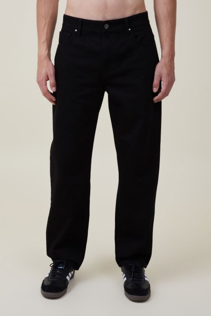 Cotton On Baggy Men's Jeans Black | 9qOtC8YSTo0