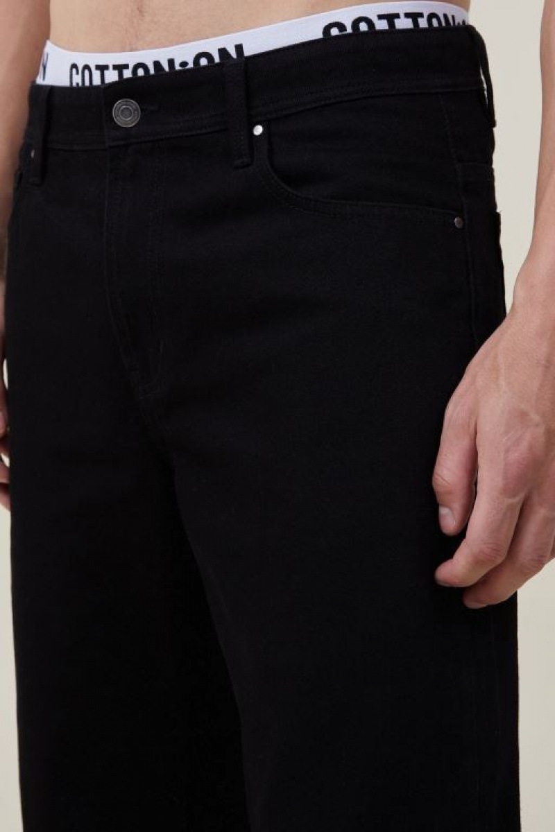 Cotton On Baggy Men's Jeans Black | 9qOtC8YSTo0
