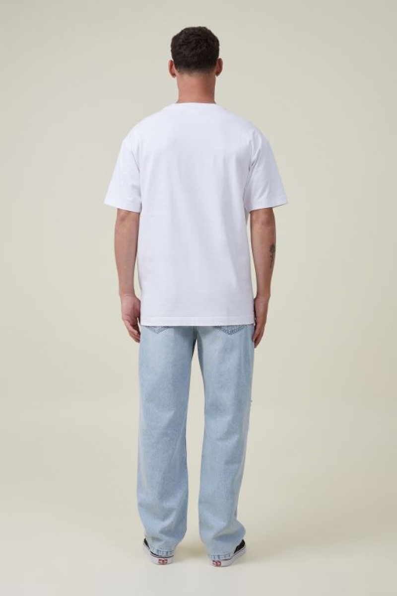 Cotton On Baggy Men's Jeans Blue | L7Pv8ByyQWf