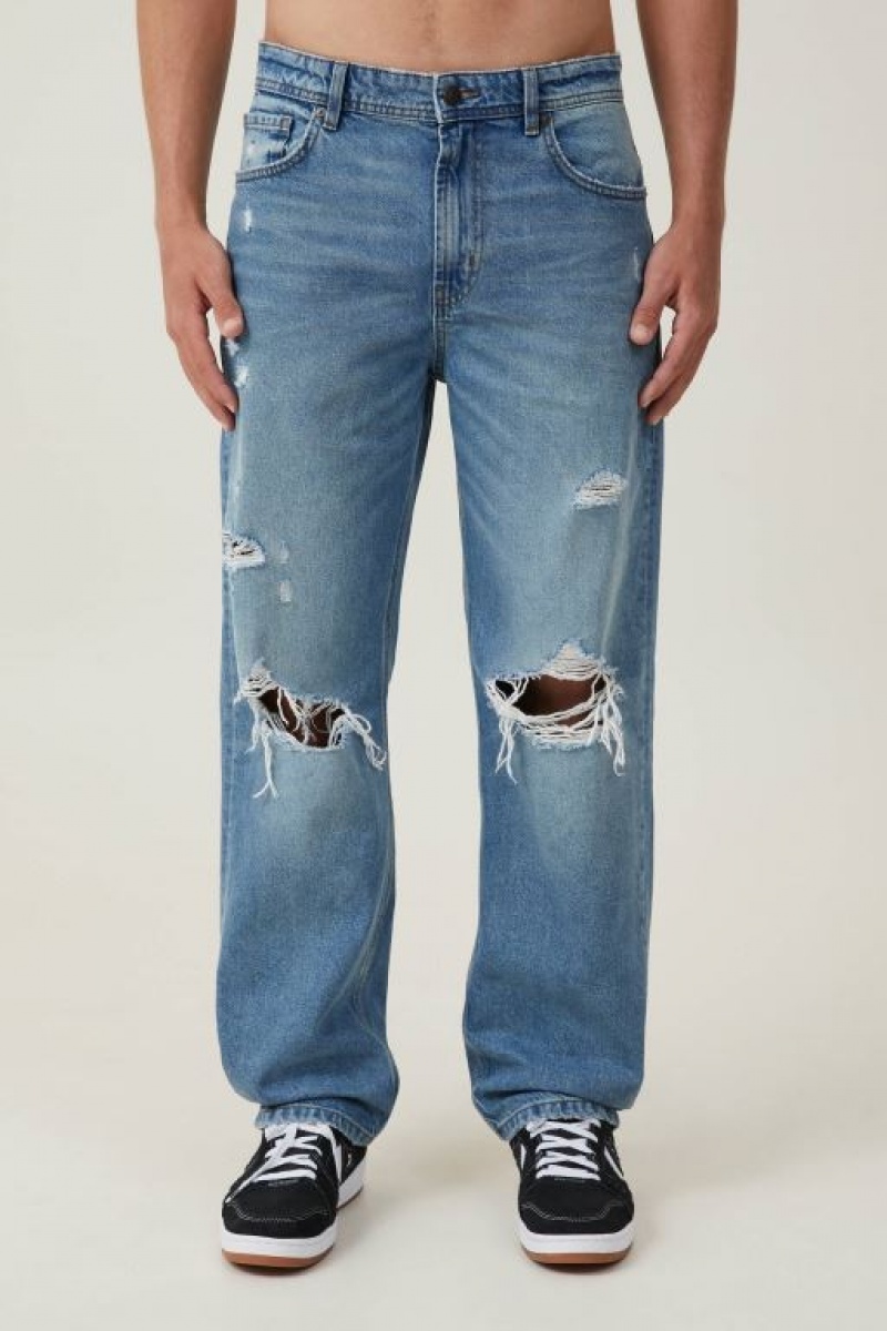 Cotton On Baggy Men's Jeans Blue | bGwze8LAtp0