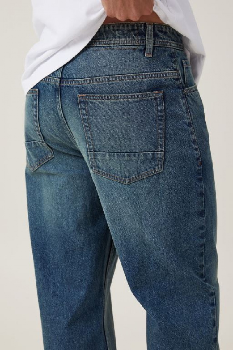 Cotton On Baggy Men's Jeans Green Wash | fSW48VjuDMk