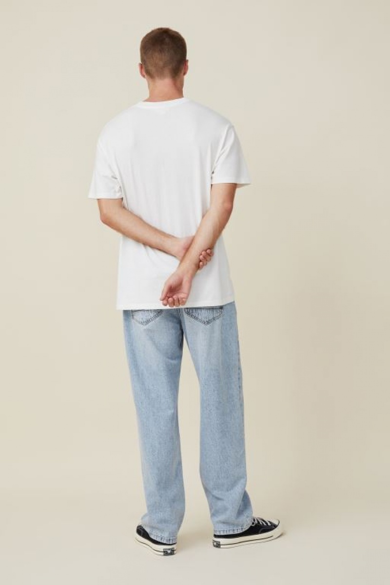 Cotton On Baggy Men's Jeans Light Blue | PFaesvRLiwN
