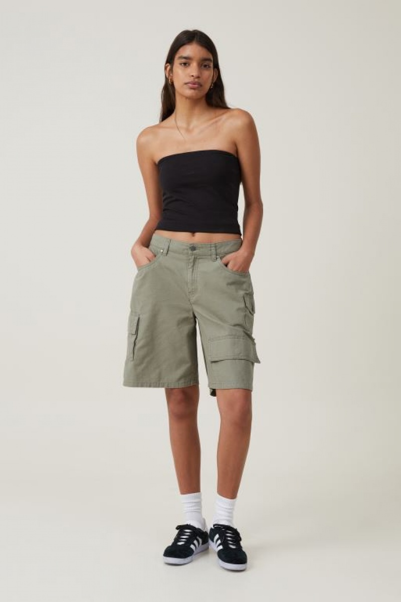 Cotton On Baggy Utility Women's Shorts Woodland | L0Kk5avxxEs