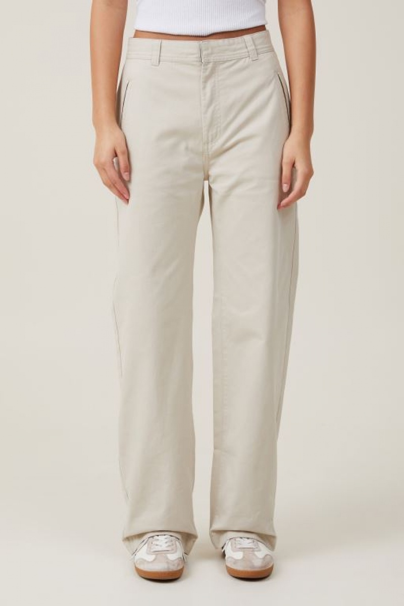 Cotton On Bailey Women's Pants Grey | 4HeWVeK4Kzm