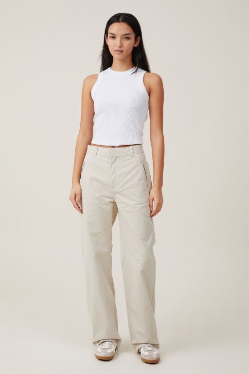 Cotton On Bailey Women\'s Pants Grey | 4HeWVeK4Kzm