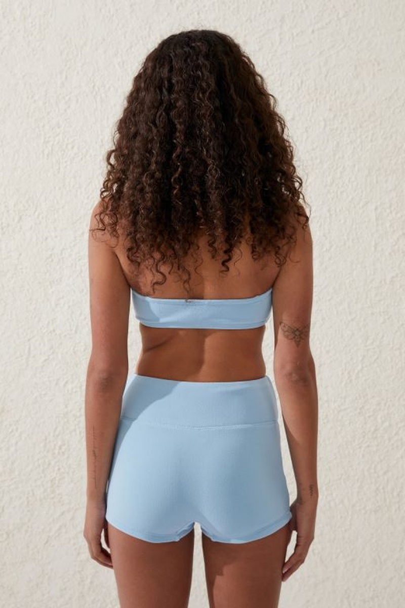Cotton On Bandeau Women's Bikini Tops Blue | llXR9meo5G1