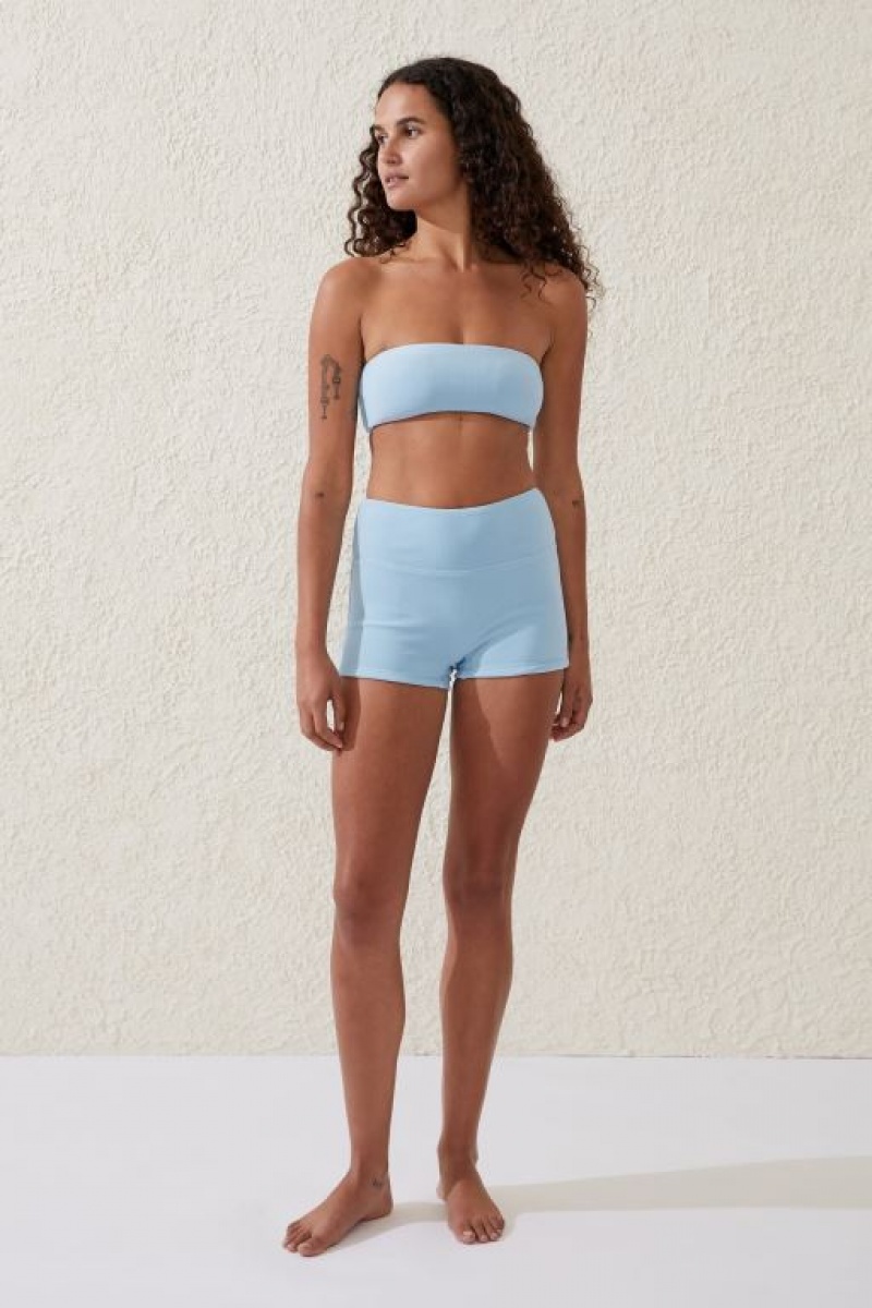 Cotton On Bandeau Women's Bikini Tops Blue | llXR9meo5G1