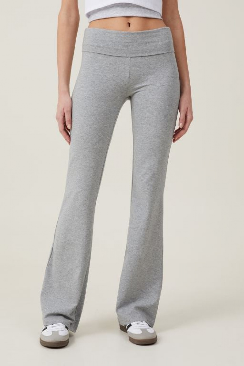 Cotton On Bella Bootleg Women's Pants Grey | Hka6vS1zX0R