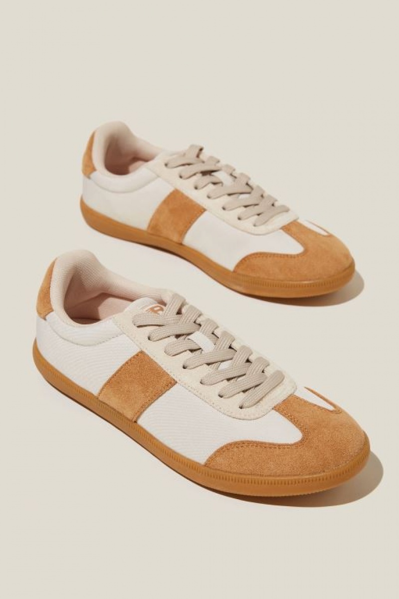 Cotton On Bella Sleek Retro Women's Sneakers Brown | s47JF4CxTcB
