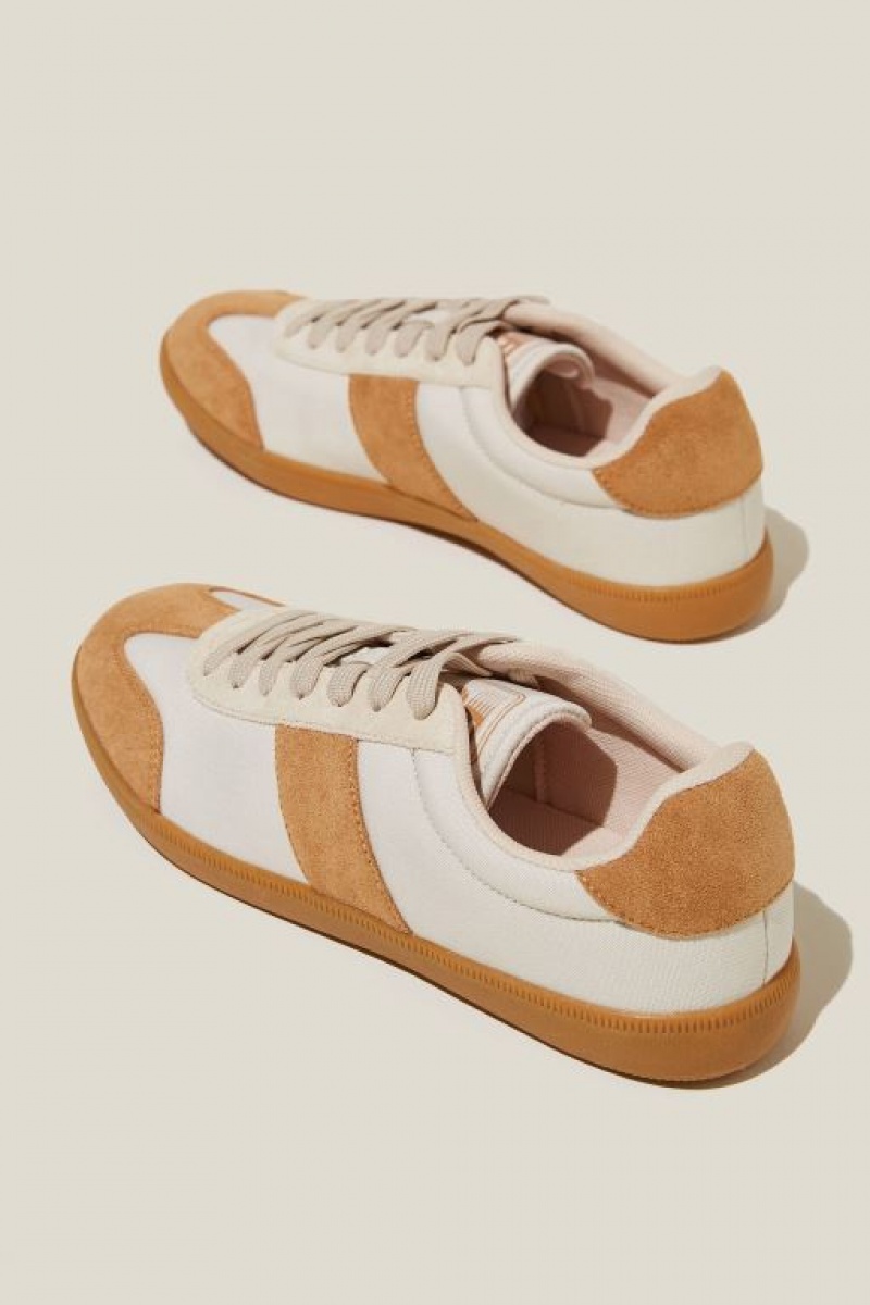 Cotton On Bella Sleek Retro Women's Sneakers Brown | s47JF4CxTcB