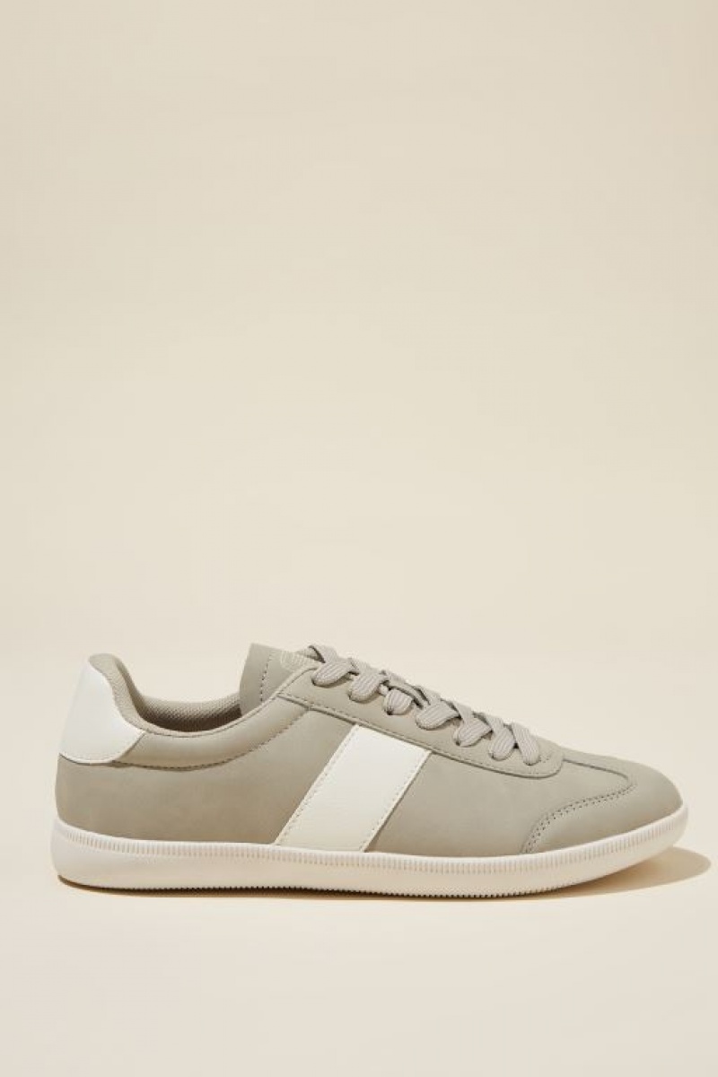 Cotton On Bella Sleek Retro Women's Sneakers Grey / White | 0Q3lJypKGVO