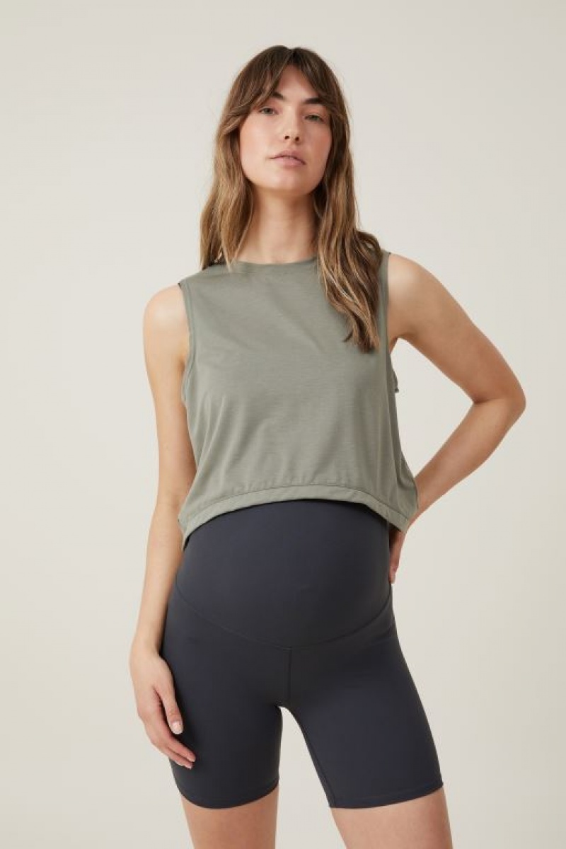 Cotton On Bike Short Women's Maternity Wear Blue | 9tONsW9wF1H