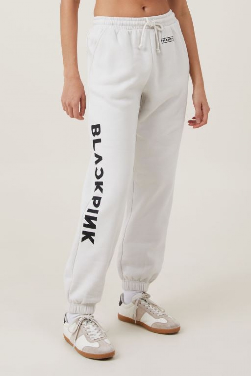 Cotton On Black Pink Track Women's Track Pants Black Pink / White | lGs4u5yNCRW