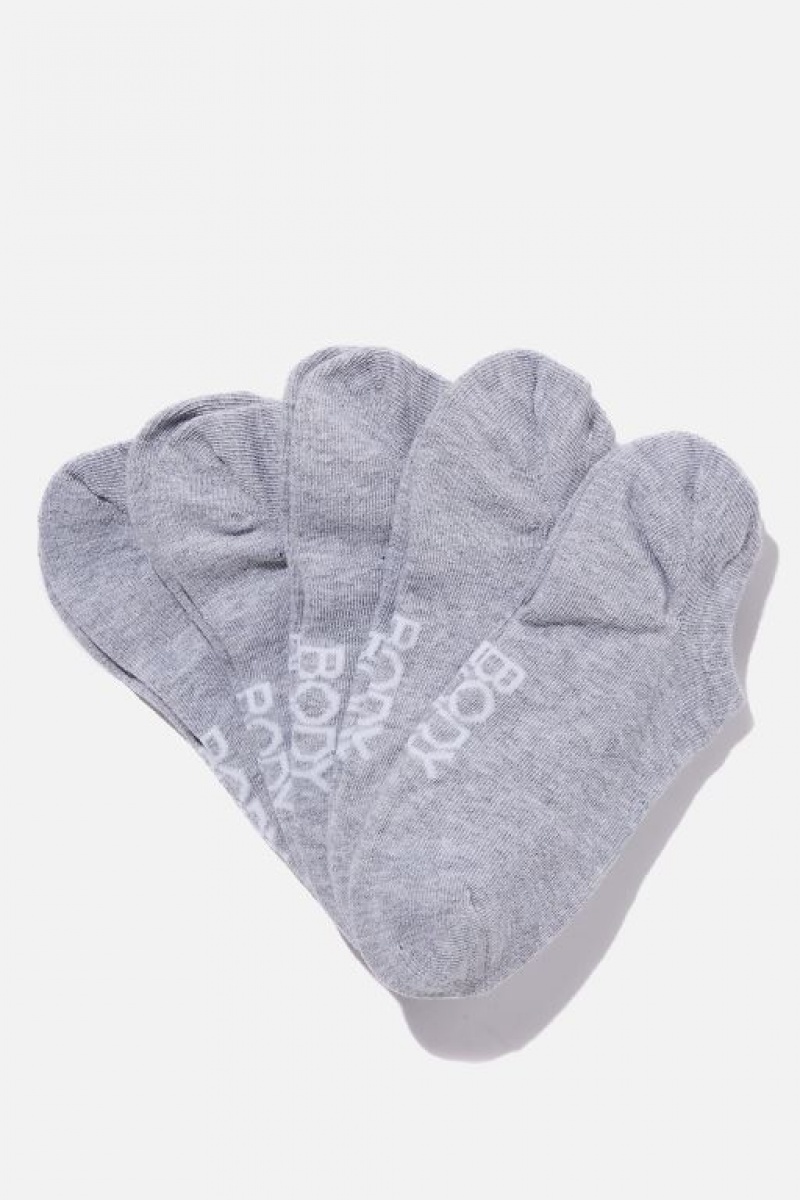 Cotton On Body 5Pk Low Cut Women\'s Socks Grey | eIlnNCS7T4l