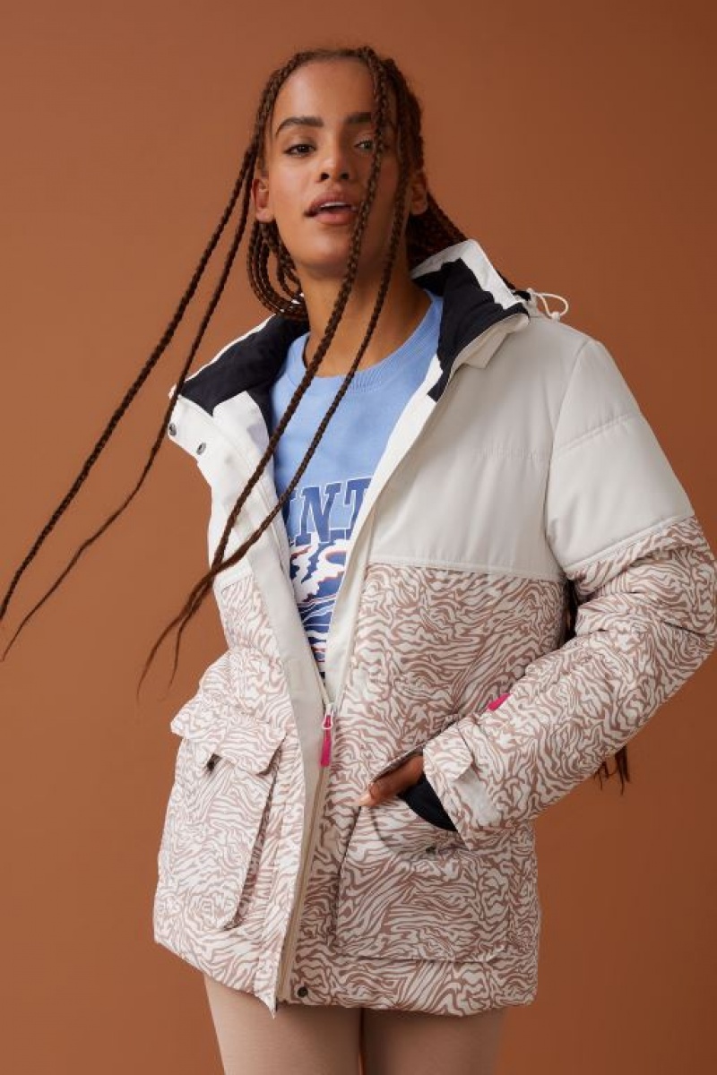 Cotton On Body Quilted Snow Women's Jackets Coconut | FHA7jF9mf4k