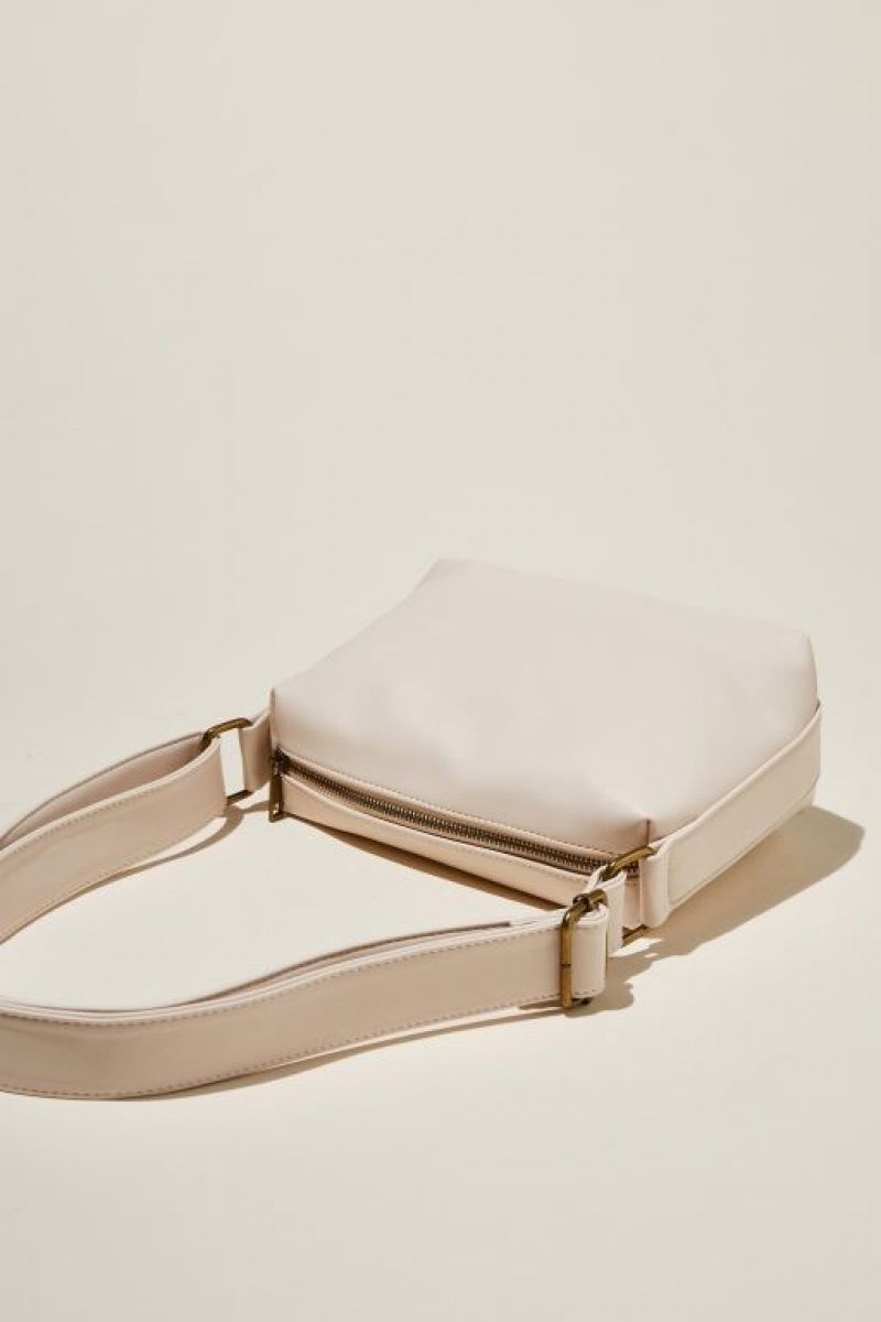 Cotton On Bonnie Slouchy Women's Bags Beige | vkCTESAi12o