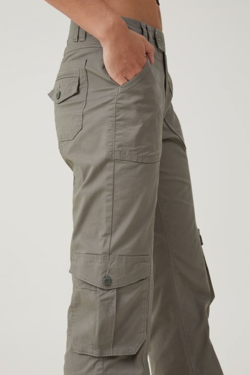 Cotton On Bootleg Cargo Flare Women's Pants Woodland | 5BcaqiyIgH8