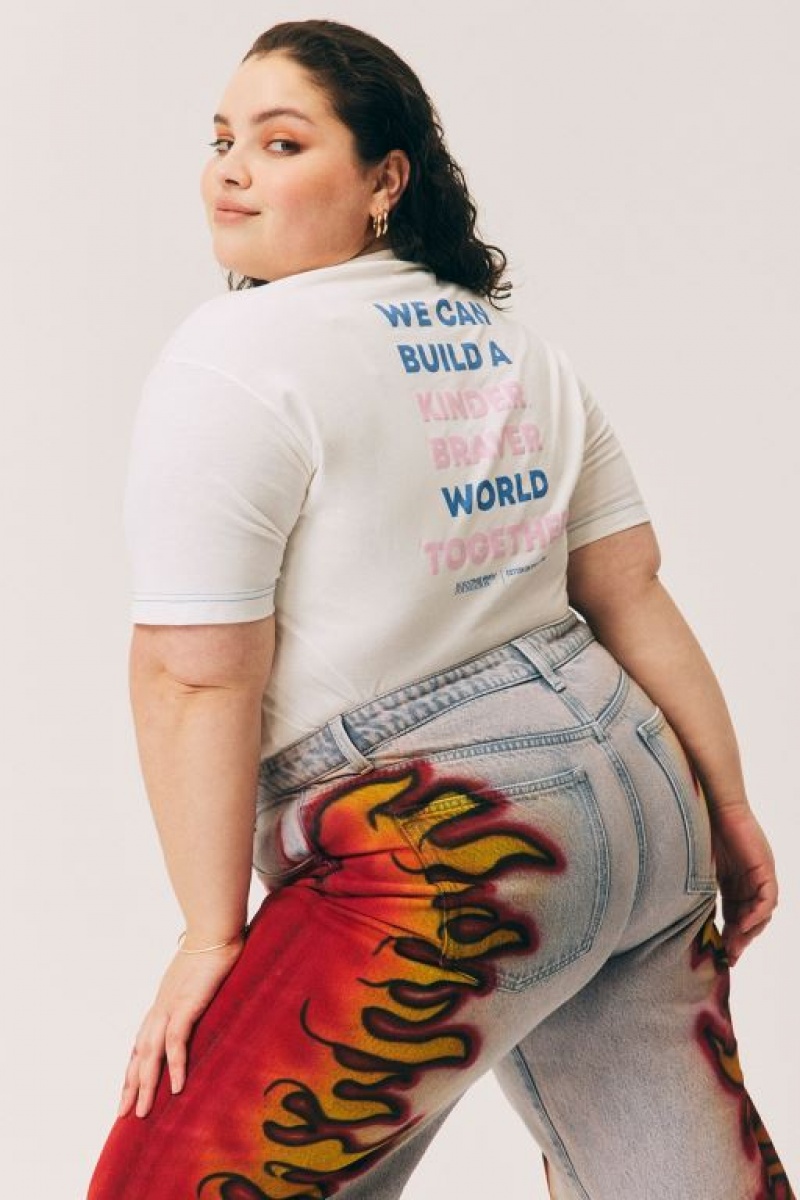 Cotton On Born This Way Foundation Women's T Shirts White | nyQlyP4R9Mi