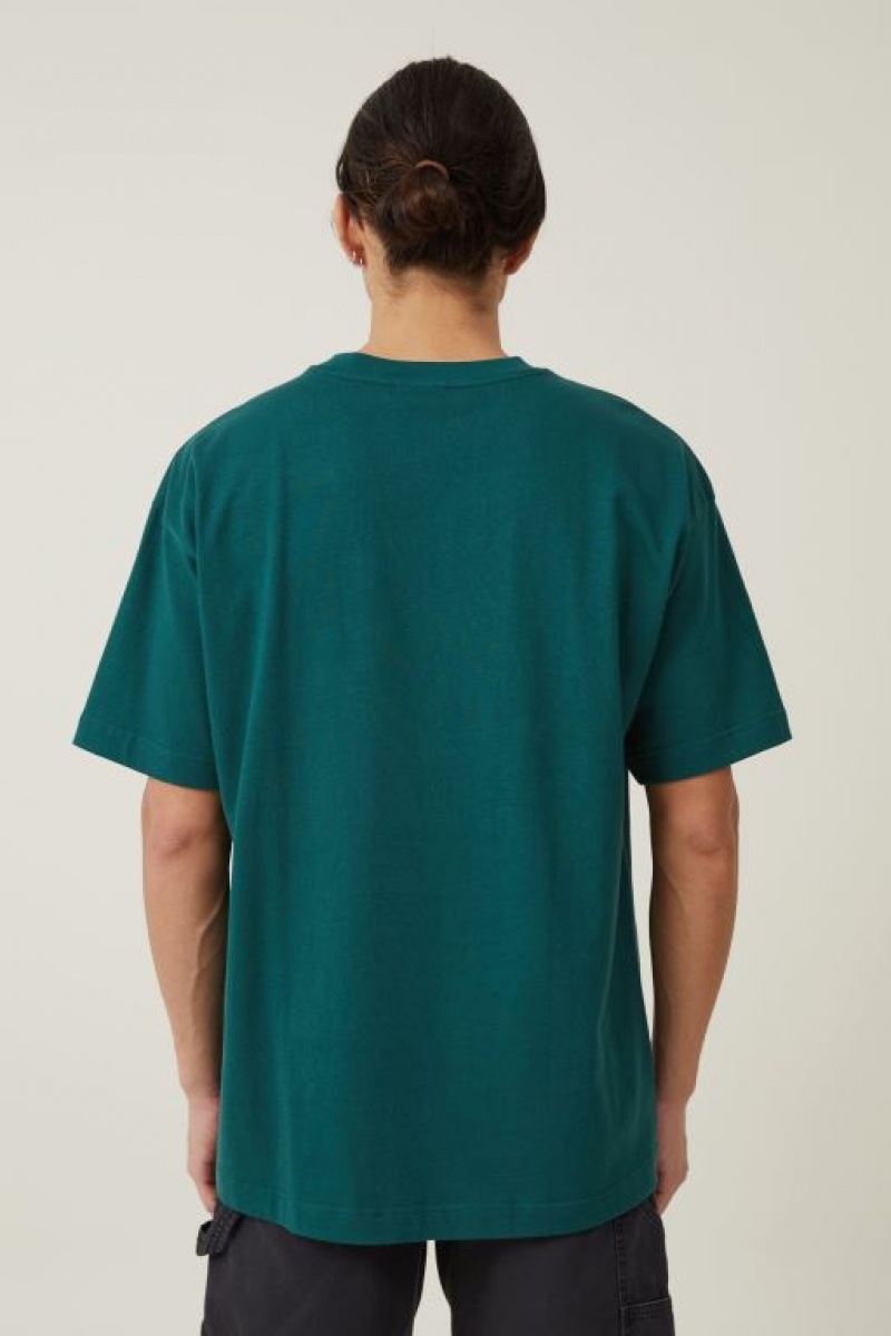 Cotton On Box Fit Men's Graphic T-Shirts Evergreen | wgPjvZ9wdEJ