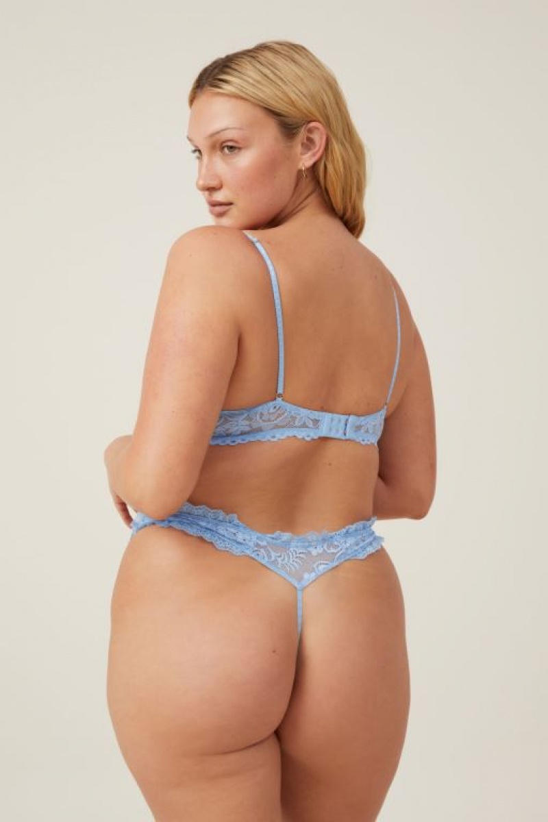 Cotton On Butterfly Lace Lightly Lined Women's Bras Dream | BwvGHE3fr9o
