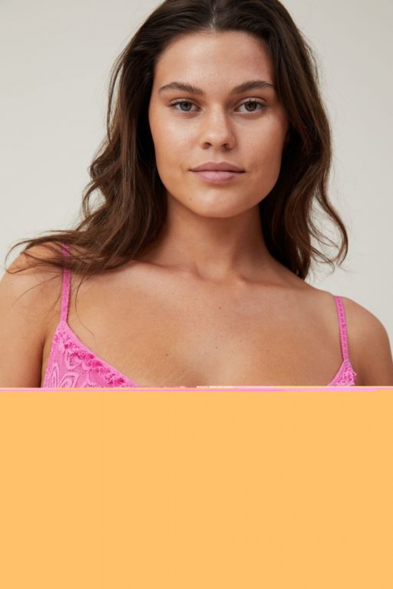 Cotton On Butterfly Lace Underwire Women's Bras Cupids | I9ly6NVd28k