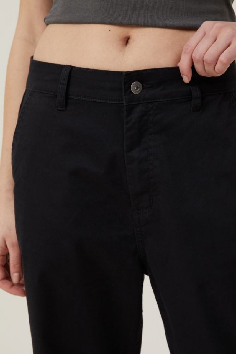Cotton On Capri Women's Pants Black | 2cvBYbJNAYv