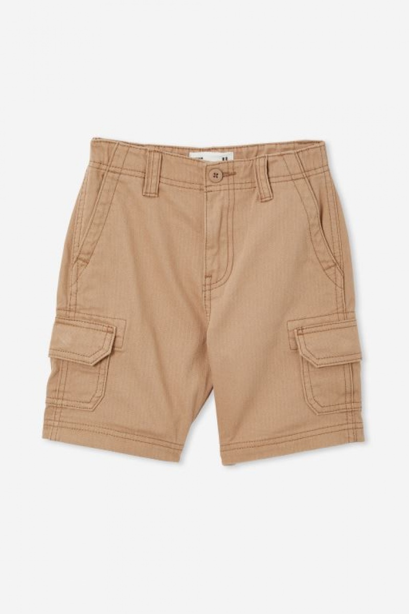 Cotton On Cargo Boys' Shorts Brown | 4oQALp1zg1G