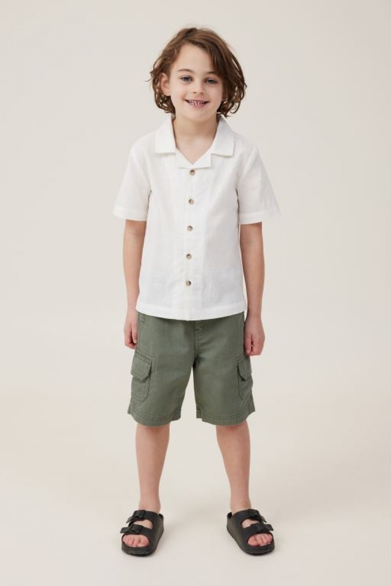 Cotton On Cargo Boys' Shorts Green | b77weEQGS5h