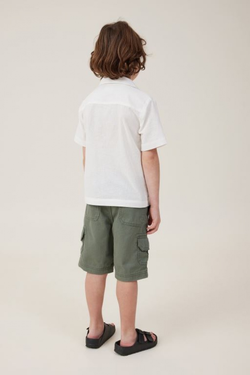 Cotton On Cargo Boys' Shorts Green | b77weEQGS5h