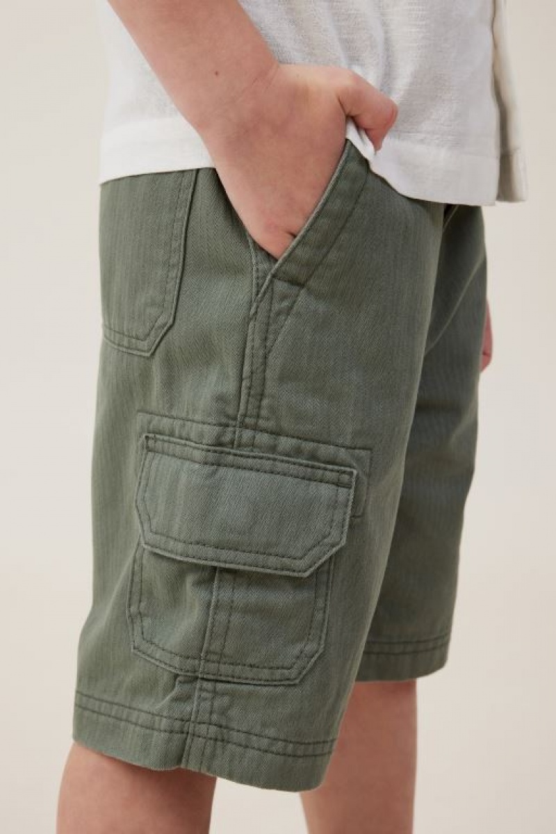 Cotton On Cargo Boys' Shorts Green | b77weEQGS5h