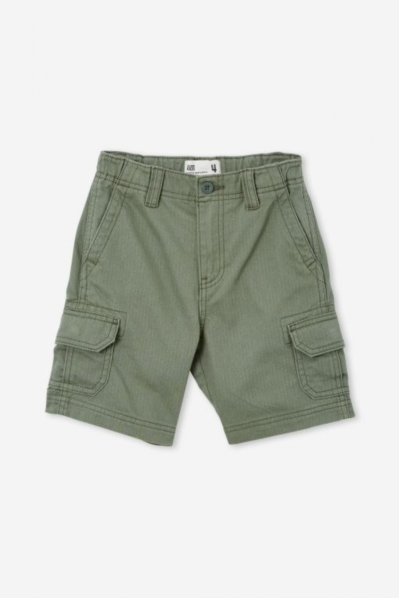 Cotton On Cargo Boys' Shorts Green | b77weEQGS5h
