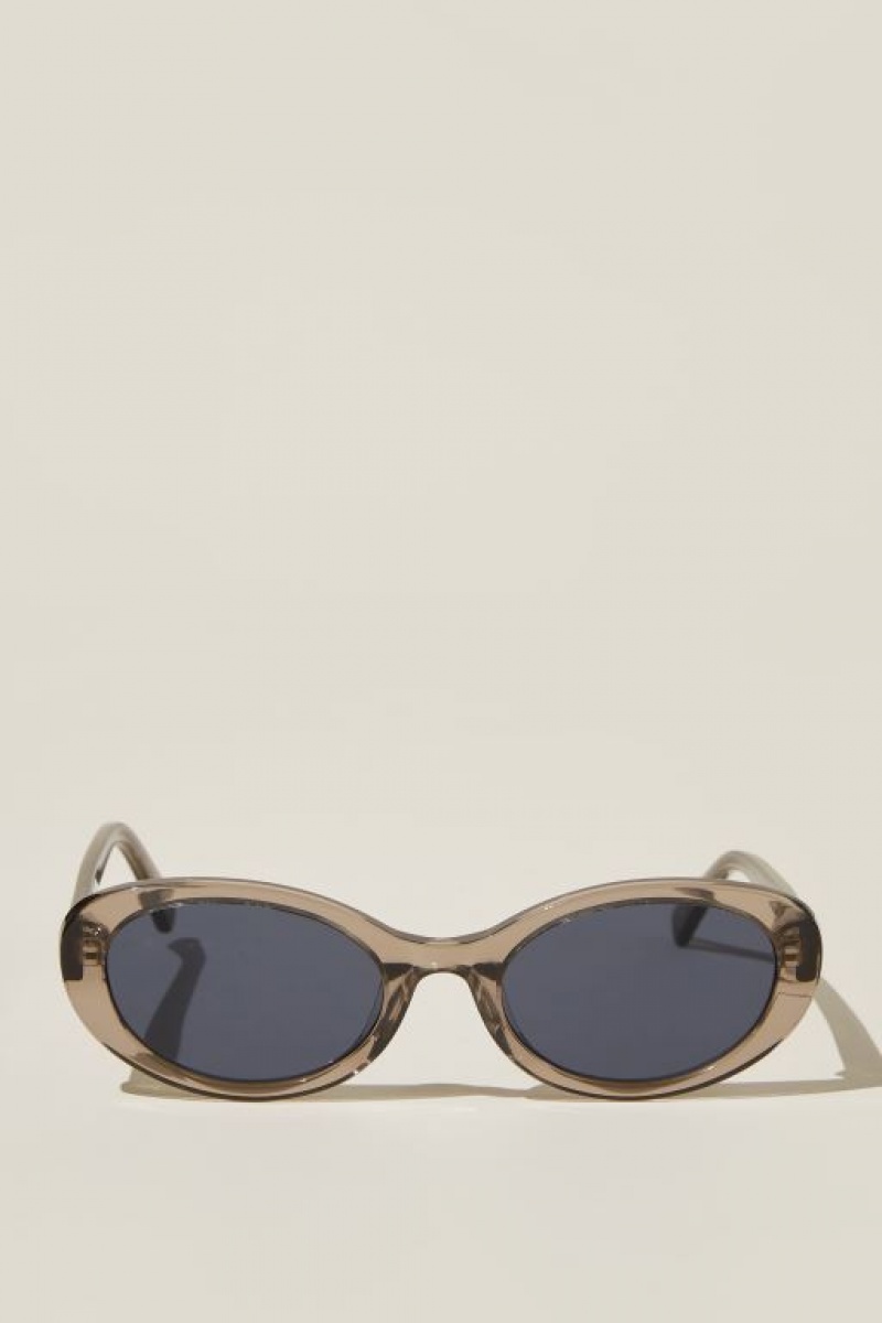 Cotton On Carter Oval Women\'s Sunglasses Grey | BYYKV4AhTpl