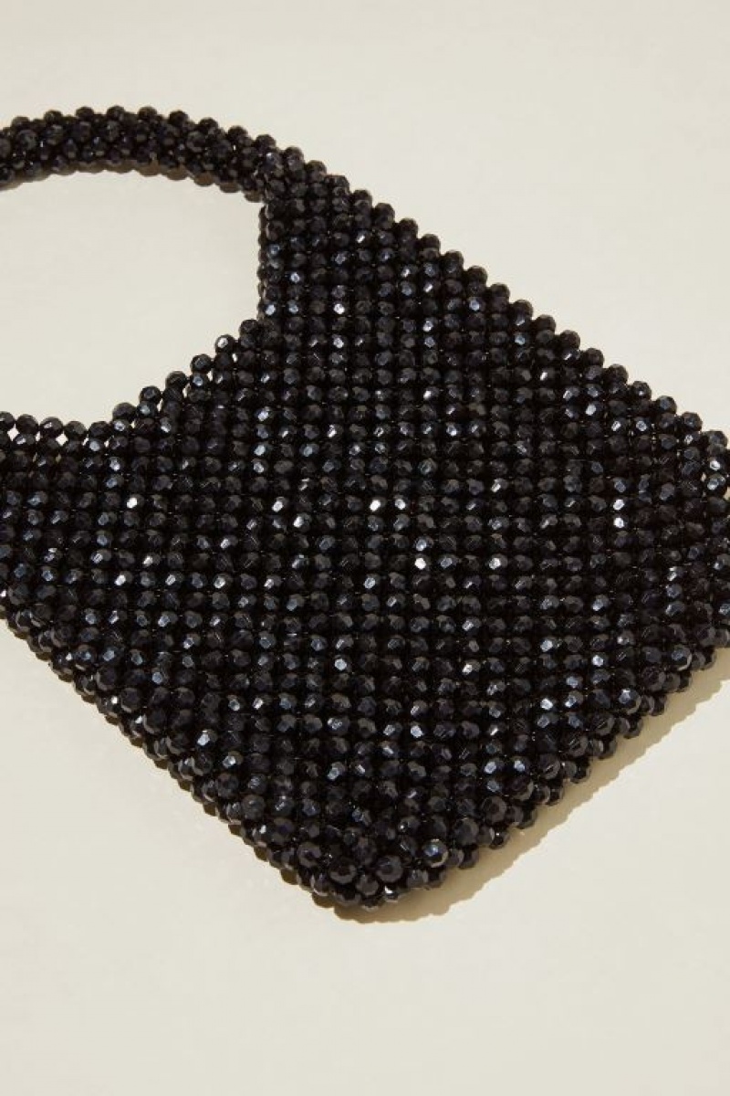 Cotton On Charlotte Beaded Women\'s Bags Black | zgb9kFsZOcJ