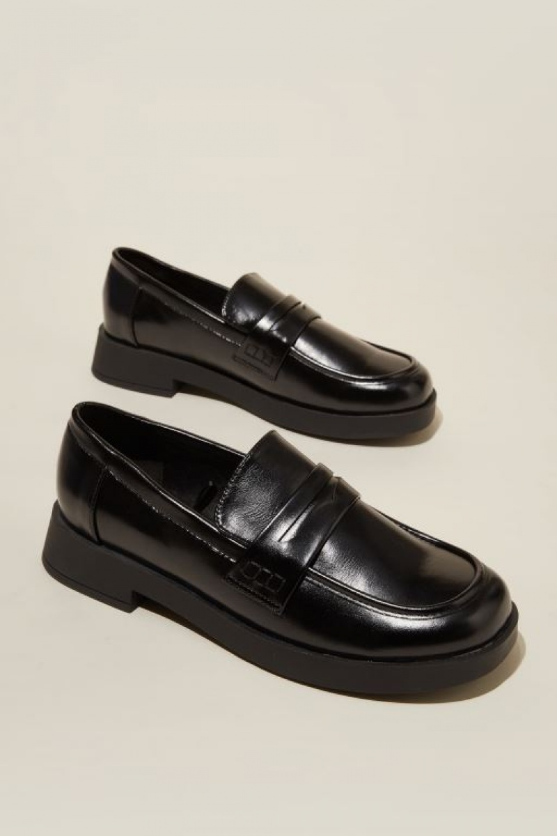 Cotton On Clarissa Women's Loafers Black | QzjZPpL1htb