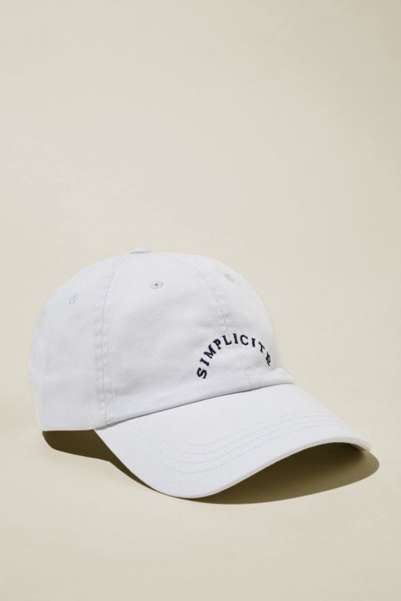 Cotton On Classic Dad Women\'s Hats Blue | uwOSciKQqns