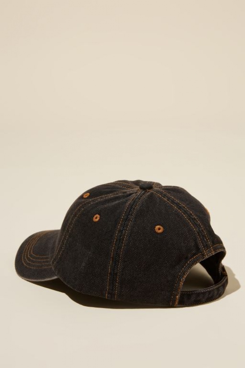 Cotton On Classic Dad Women's Hats Blue / Red Black | HFS4Up0iuzL
