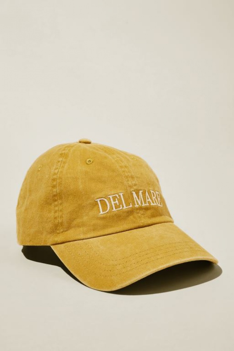 Cotton On Classic Dad Women\'s Hats Mustard | J9OXfVajHwQ